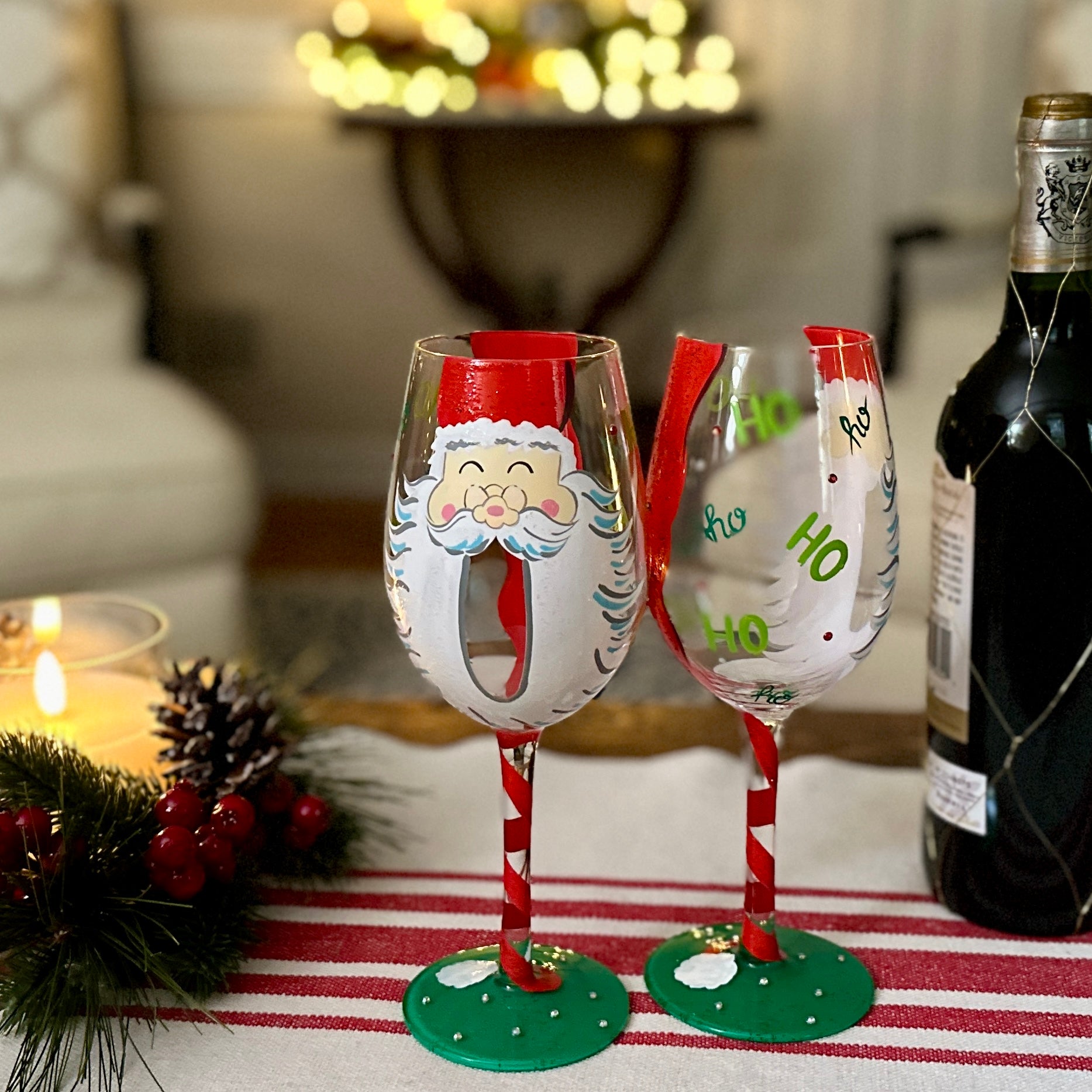 Lolita retailer Christmas Wine Glasses