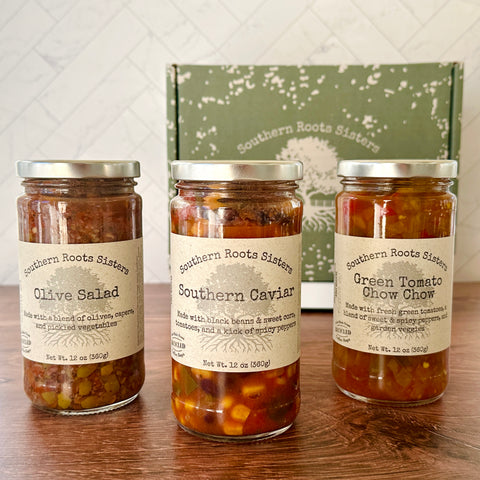 Southern Roots Sisters Set of 3 Gourmet Condiments