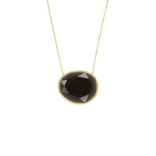 Load image into Gallery viewer, Marlyn Schiff Gold-Plated Cat-Eye Glass Necklace
