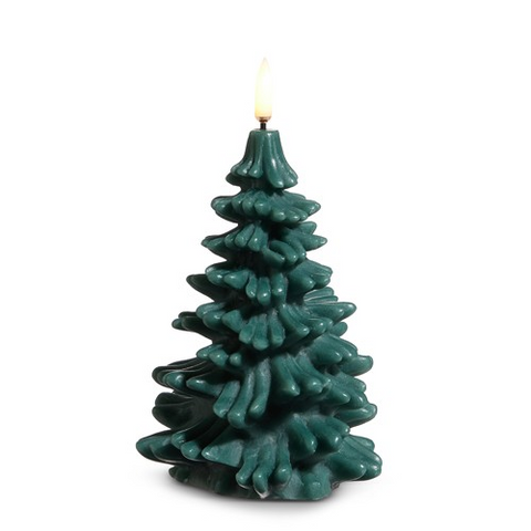 Pine Green Christmas Tree Flameless Candle for Just Jill