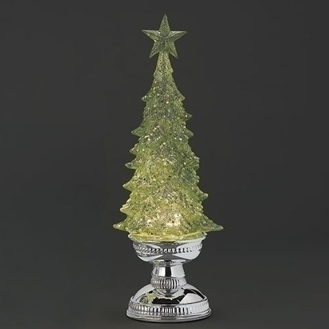 Lighted Glitter Green Tree for Just Jill