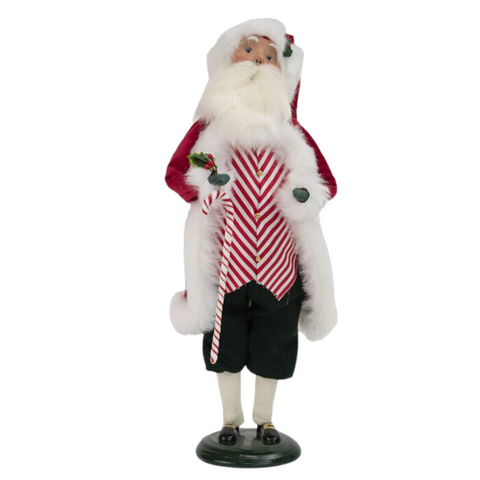 Byers' Choice Peppermint Santa