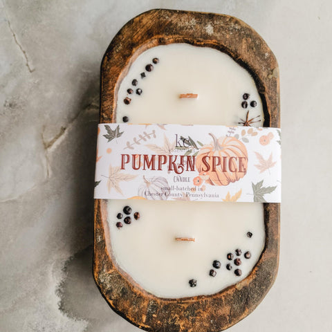 Just Jill Pumpkin Spice Dough Bowl Candle