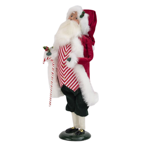 Byers' Choice Peppermint Santa