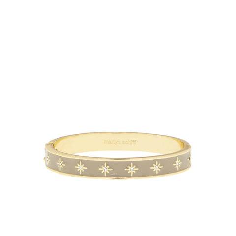 Marlyn Schiff Enamel Starburst Bangle