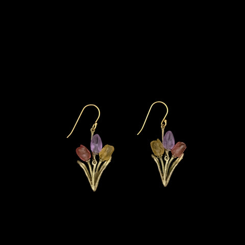 Michael Michaud Tulip Bouquet Wire Earrings