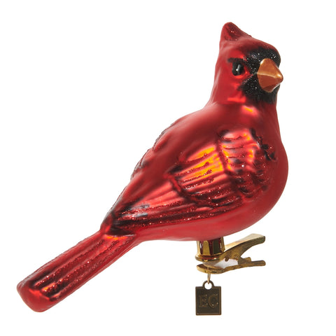 Set of 2 Cardinal Clip-On Ornaments for Just Jill