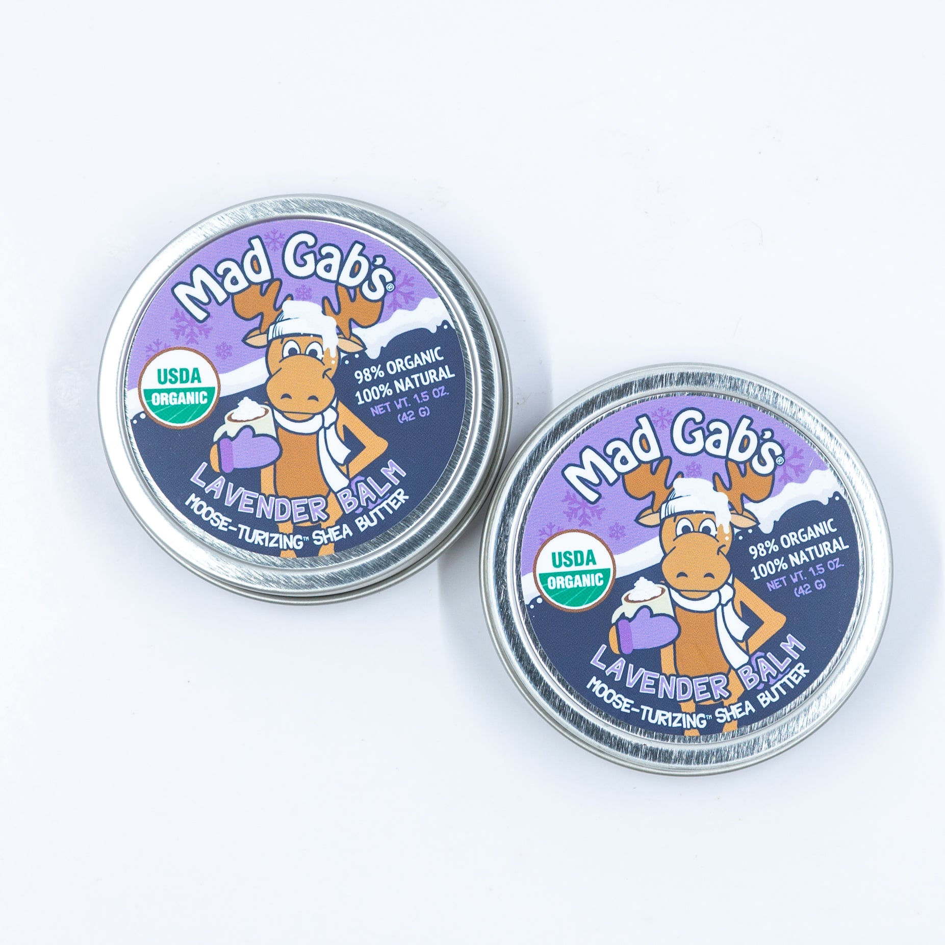 Mad Gab 2 pcs Holiday Lavender Balm