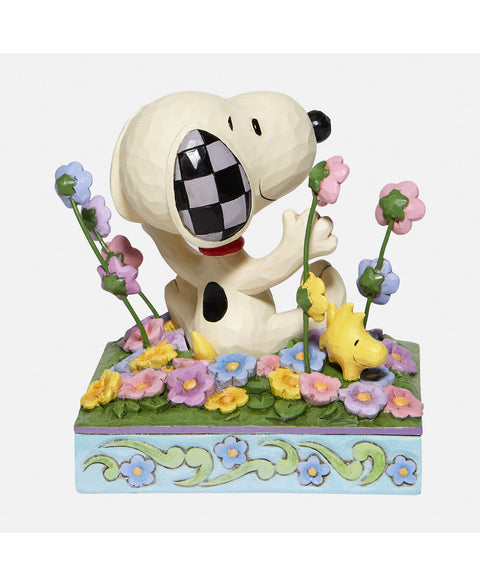 Jim Shore Snoopy in Flowers