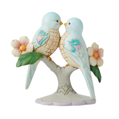 Jim Shore Lovebirds on Floral Branches