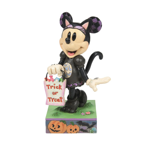 Jim Shore Minnie Black Cat Halloween