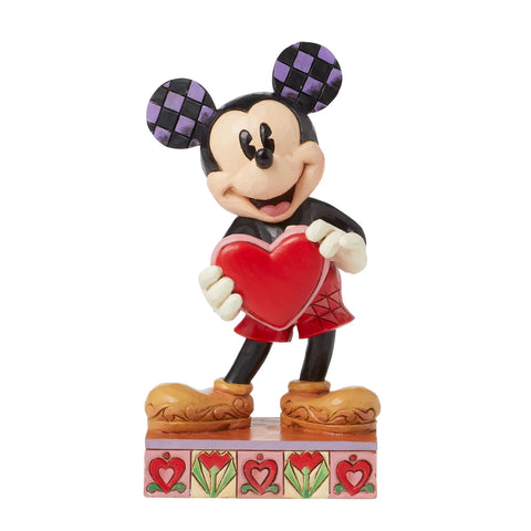 Jim Shore Mickey Heart Personalizable Figurine