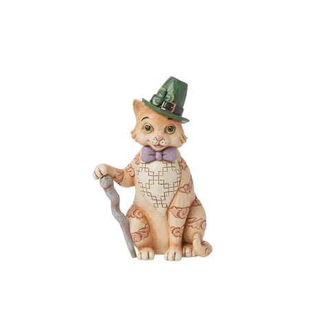 Jim Shore Irish Tabby Cat Figurine