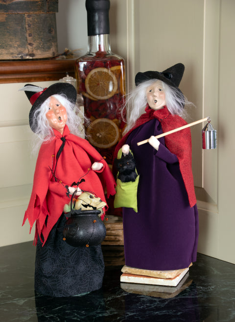 Byers' Choice Witch with Black Cat