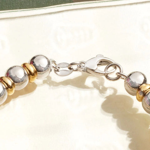 Ross-Simons Italian Two-Tone Sterling Silver Bracelet