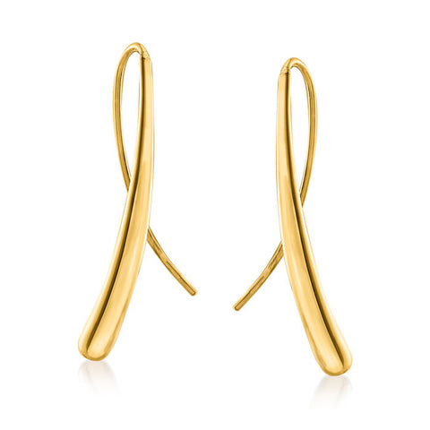 Ross-Simons 14K Gold Teardrop Earrings