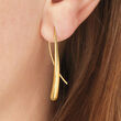 Ross-Simons 14K Gold Teardrop Earrings