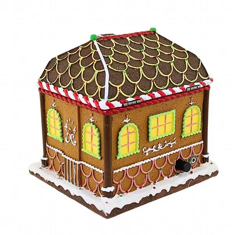 Musical Lighted Gingerbread Decorative Box for Just Jill