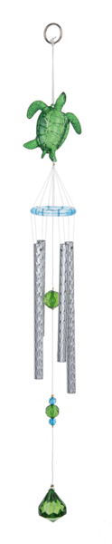 Green Sea Turtle Wind Chime for Just Jill