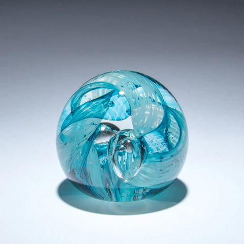 Epiphany Studios Hand-Blown Glass Circle of Life Paperweight