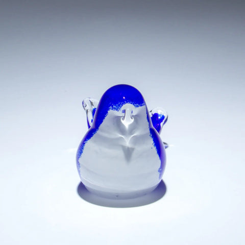 Epiphany Studios Joyous Hand-Blown Bluebird Glass Paperweight