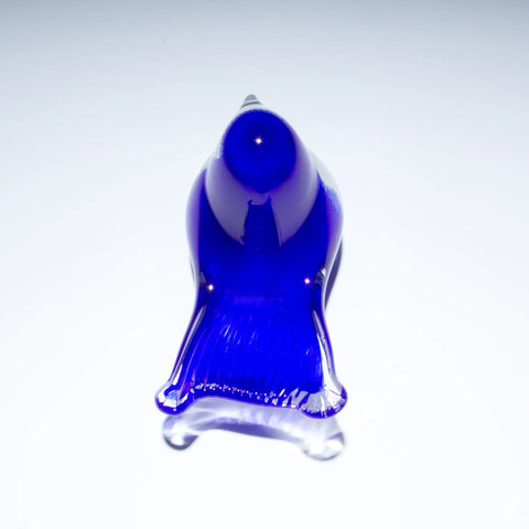 Epiphany Studios Joyous Hand-Blown Bluebird Glass Paperweight