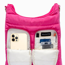 Load image into Gallery viewer, WanderFull Dark Pink HydroDouble Crossbody Bag
