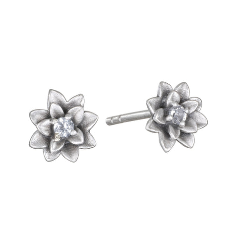 Satya Soul Sterling Silver Renewal Lotus Earrings