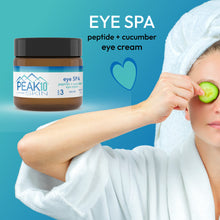 Load image into Gallery viewer, PEAK 10 SKIN® Eye Spa Peptide+Cucumber Eye Cream
