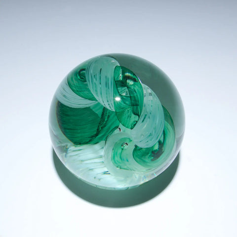 Epiphany Studios Hand-Blown Glass Circle of Life Paperweight