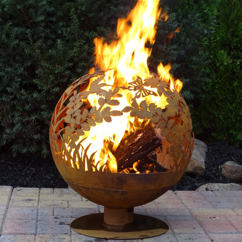Esschert Designs Extra Large Garden Pattern Fire Sphere