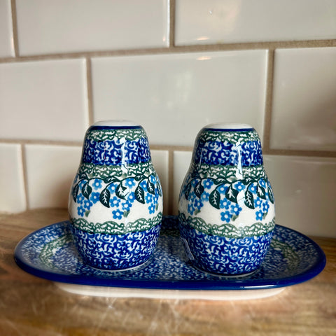 Polish Pottery Salt and Pepper Shakers