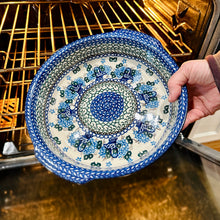 Load image into Gallery viewer, Polish Pottery Signature Round Deep Dish Baker w/ Flat Handles
