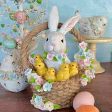 Load image into Gallery viewer, Spring Basket With Bunny and Chicks For Just Jill
