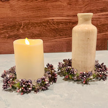 Load image into Gallery viewer, Set of 2 Berry Candle Rings for Just Jill
