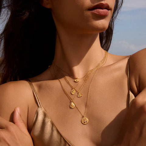 Satya Firmly Rooted White Topaz Tree of Life Necklace