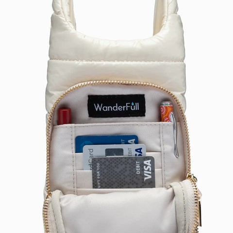 WanderFull HydroBag Irovy Glossy with Light Patterned Strap