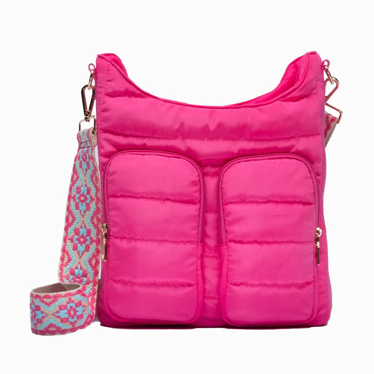 WanderFull Dark Pink HydroDouble Crossbody Bag