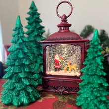 Load image into Gallery viewer, Santa and Friends Glitter Lantern for Just Jill
