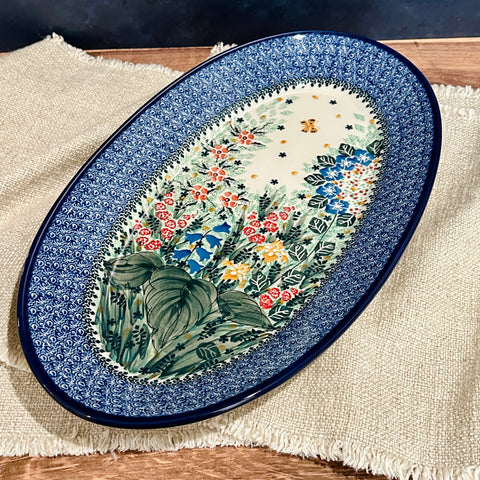 Polish Pottery Signature Grande Oval Platter