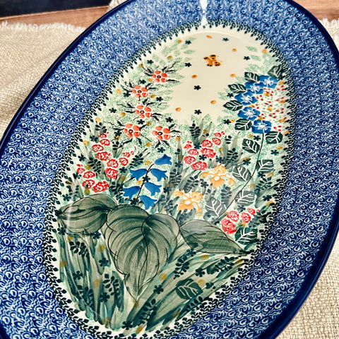 Polish Pottery Signature Grande Oval Platter