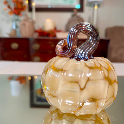 Epiphany Glass Hand-Blown Pumpkin-ADVANCE ORDER 9/25 SHIP