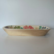 Load image into Gallery viewer, Restoration Oak Artisan Crafted Small Oval Pressed Flower Bowl
