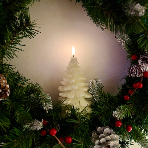 Christmas Tree Flameless Candle for Just Jill