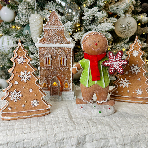 Set of 3 Gingerbread Trees for Just Jill