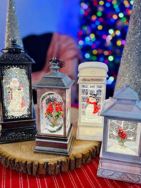 All Holiday Glitter Lanterns 10% Off