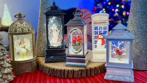 All Holiday Glitter Lanterns 10% Off