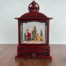 Load image into Gallery viewer, Santa and Friends Glitter Lantern for Just Jill
