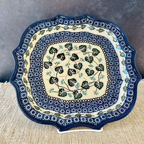 Polish Pottery Signature Fluted Serving Tray