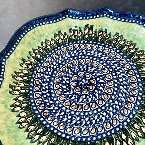 Polish Pottery Signature Fluted Serving Tray
